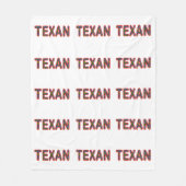 Bluebonnet Texan Fleecedecke (Vorderseite)