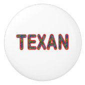 Bluebonnet Texan Keramikknauf (Vorderseite)