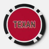Bluebonnet Texan Pokerchips (Rückseite)