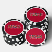 Bluebonnet Texan Pokerchips (Stapel)