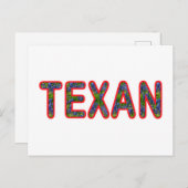 Bluebonnet Texan Postkarte (Vorne/Hinten)