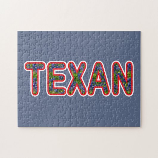 Bluebonnet Texan Puzzle (Horizontal)