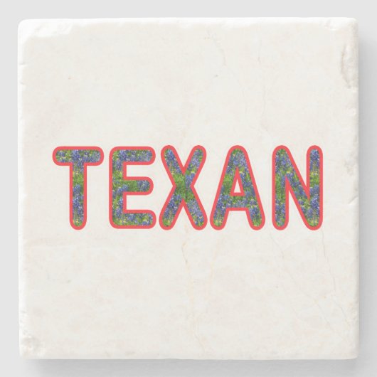 Bluebonnet Texan Steinuntersetzer (Vorderseite)