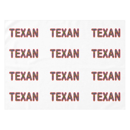 Bluebonnet Texan Tischdecke (Vorderseite (Horizontal))