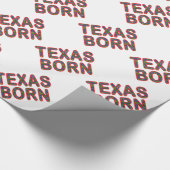 Bluebonnet Texas Geboren Geschenkpapier (Ecke)