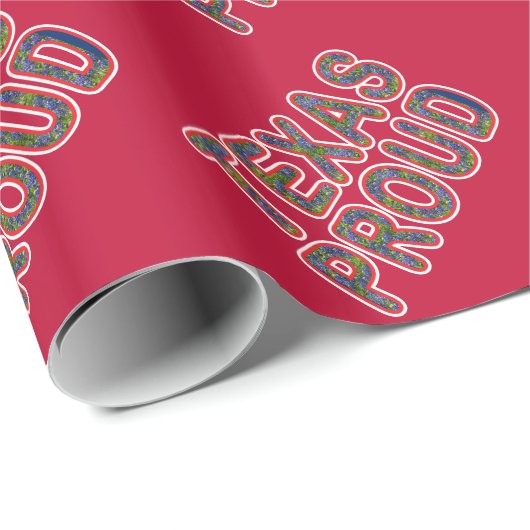 Bluebonnet Texas Proud Geschenkpapier (Rolleneckpunkt)