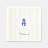 Bluebonnet, Texas Wild Blume Serviette (Vorderseite)