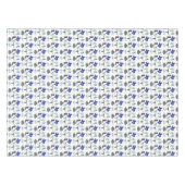 Bluebonnet Texas Wildblume Wasserfarbmuster Tischdecke (Vorderseite (Horizontal))