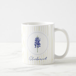 Bluebonnet, Texas Wilde Blume, Blau, Lila Frühling Kaffeetasse