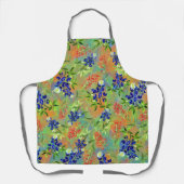 Bluebonnet und indische Paintbrush-Schürze Schürze (Vorderseite)