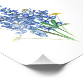 Bluebonnet und Wildblumen Fotodruck (Ecke)