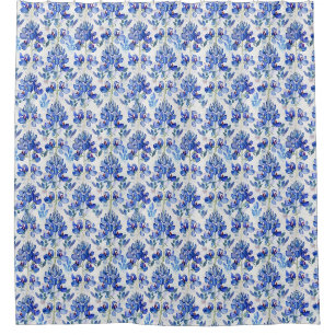 Bluebonnet-Wildblume, botanisches Texas Duschvorhang