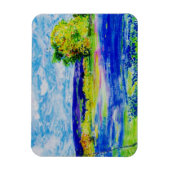 Bluebonnet-Wildblumen Magnet (Vertikal)