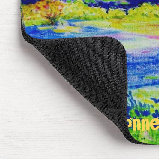 Bluebonnet-Wildblumen Mousepad (Ecke)