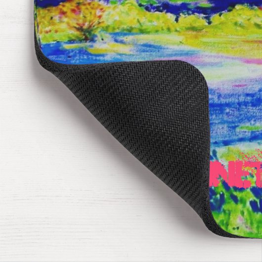 Bluebonnet-Wildblumen Mousepad (Ecke)