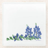 Bluebonnet Wilde Blume, Texas-Blume Glasuntersetzer (Vorderseite)