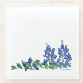Bluebonnet Wilde Blume, Texas-Blume Glasuntersetzer