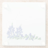 Bluebonnet Wilde Blume, Texas-Blume Glasuntersetzer (Rückseite)