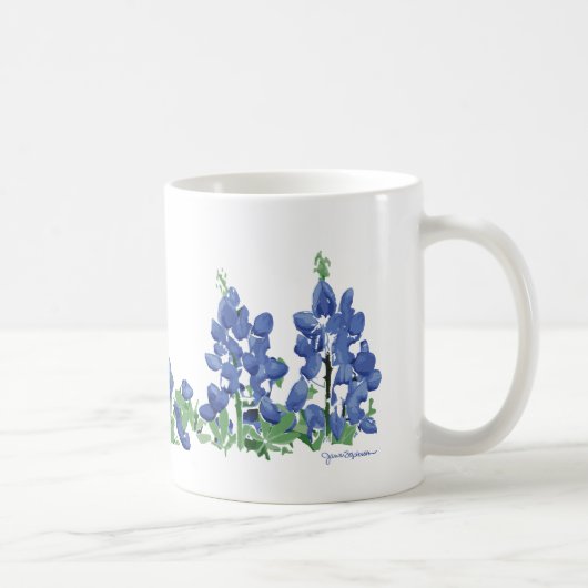 Bluebonnet Wilde Blume, Texas-Blume Kaffeetasse (Rechts)