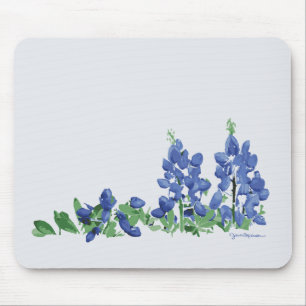 Bluebonnet Wilde Blume, Texas-Blume Mousepad