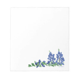 Bluebonnet Wilde Blume, Texas-Blume Notizblock