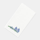 Bluebonnet Wilde Blume, Texas-Blume Serviette (Ecke)