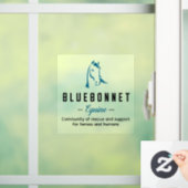 Bluebonnet Window Decall Fensteraufkleber (Zuhause)