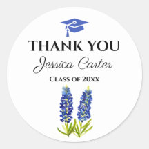 Bluebonnets Abschluss Vielen Dank