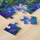 Bluebonnets Abstrakte Blumenart Puzzle (Seite)