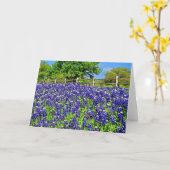 Bluebonnets Art Scripture Card Psalm 145:5 Karte (Gelbe Blume)