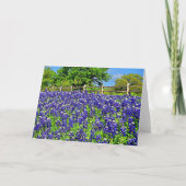 Bluebonnets Art Scripture Card Psalm 145:5 Karte (Vorderseite)