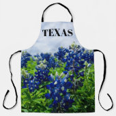 Bluebonnets Blue Floral Texas Texan Elegant Schürze (Vorderseite)
