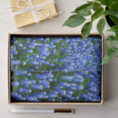 Bluebonnets Blue Floral Texas Texan Elegantes Gewe Seidenpapier (Geschenk)
