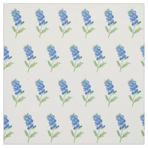 Bluebonnets Blue Floral Texas Wildblumen Patches Stoff