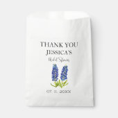 Bluebonnets Blue Flowers Brautparty Geschenktütchen (Vorderseite)