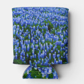 Bluebonnets Blue Flowers Texas Floral Can Cooler Dosenkühler (Rückseite)