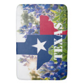Bluebonnets Blue Flowers Texas texan Floral Badematte (Vorderseite Vertikal)