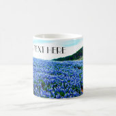 Bluebonnets Blue Flowers Texas texan Floral Coffee Kaffeetasse (Mittel)