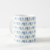 Bluebonnets Blue Flowers Texas Texan Floral Kaffeetasse (Vorderseite Links)