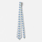 Bluebonnets Blue Flowers Texas Texan Floral Krawatte (Vorderseite)