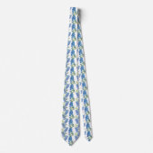 Bluebonnets Blue Flowers Texas Texan Floral Krawatte (Vorderseite)