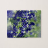Bluebonnets Blue Flowers Texas Texan Floral Puzzle (Horizontal)