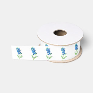 Bluebonnets Blue Flowers Texas Texan Floral Ripsband