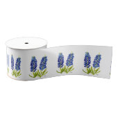Bluebonnets Blue Flowers Texas Texan Floral Ripsband (Spule)