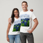 Bluebonnets Blue Flowers Texas texan Floral T-Shirt (Unisex)