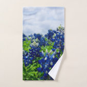 Bluebonnets Blue Flowers Texas Texan Staat Floral Badhandtuch Set (Handtuch)