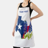 Bluebonnets Blue Flowers Texas Texan Staat Floral Schürze (InSitu)