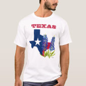 Bluebonnets Blue Flowers Texas Texan Staat Floral T-Shirt (Vorderseite)