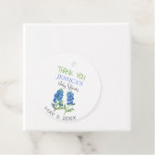 Bluebonnets Blume Texas Baby Shower Girl Geschenkanhänger (Beispiel)