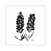 Bluebonnets Blume Wildblumen Lupine Texas Gummistempel (Prägung)